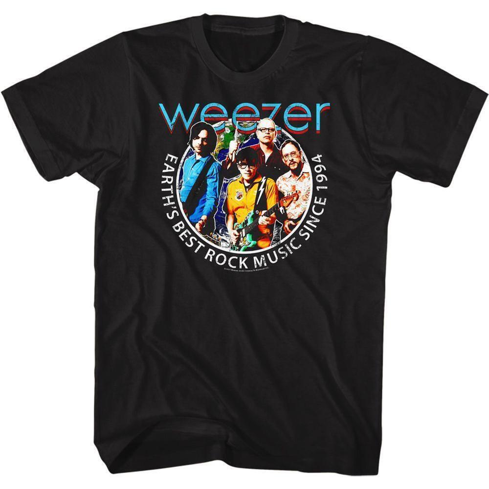 Weezer Earths Best Black T Shirt